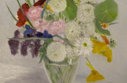 Dahlias et capucines