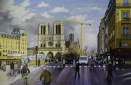 Notre Dame 3 vue du quai Saint Michel