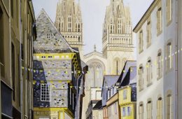 Quimper Rue Kéréon – Médaille d’argent 2025 Salon des Artistes Français